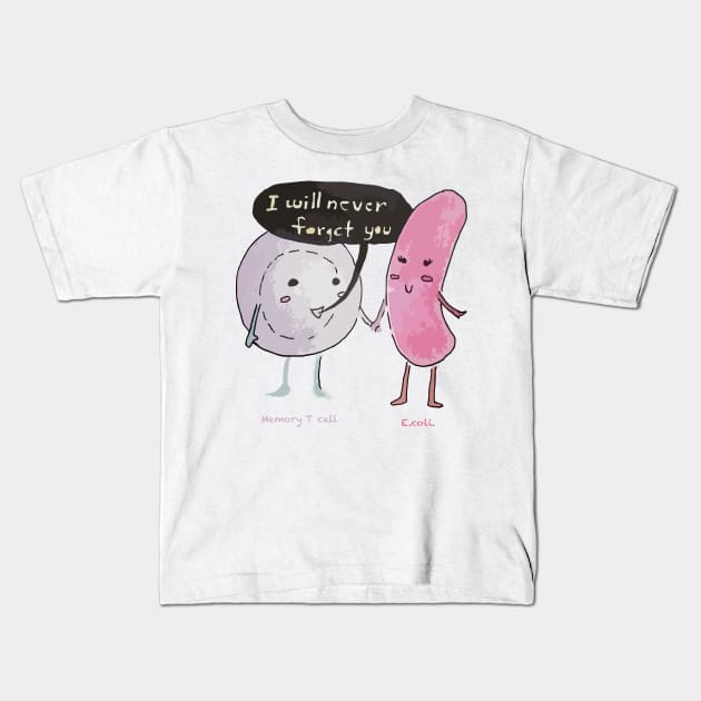 WBCs will never forget E coli Kids T-Shirt by labstud